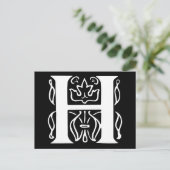 文字ファンシーH ポストカード (スタンド正面)