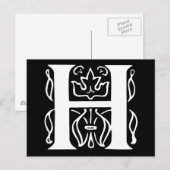 文字ファンシーH ポストカード (正面/裏面)