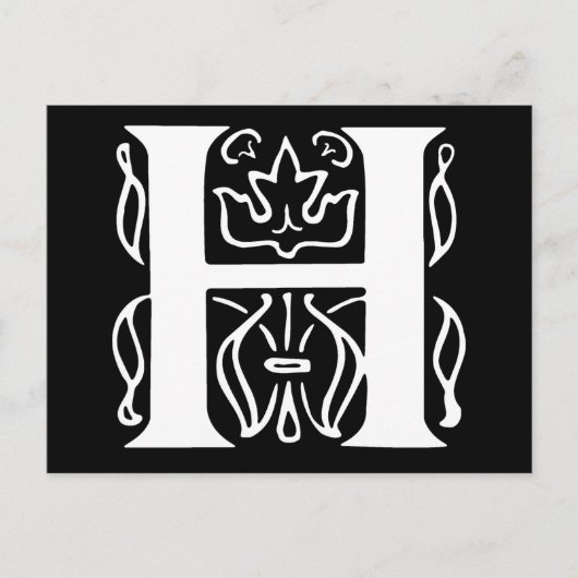 文字ファンシーH ポストカード (正面)