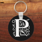 文字ファンシーP キーホルダー (正面)