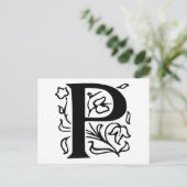 文字ファンシーP ポストカード (スタンド正面)