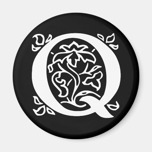 文字ファンシーQ マグネット (正面)