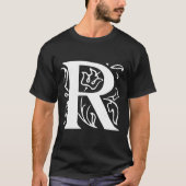 文字ファンシーR Tシャツ (正面)