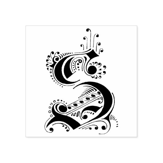 文字ファンシーS ラバースタンプ (インプリント)