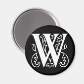 文字ファンシーW マグネット (正面/裏面)