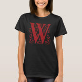 文字ファンシーW Tシャツ (正面)