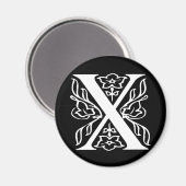 文字ファンシーX マグネット (正面/裏面)