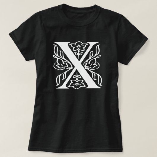 文字ファンシーX Tシャツ (デザイン正面)