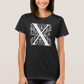 文字ファンシーX Tシャツ (正面)