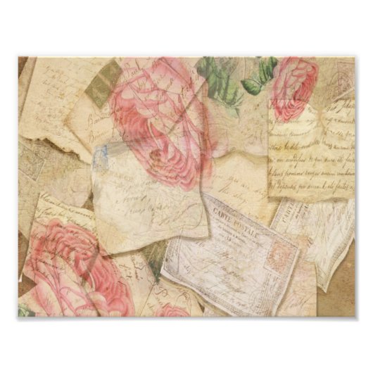 文字フランスのとはがき フォトプリント            (正面)