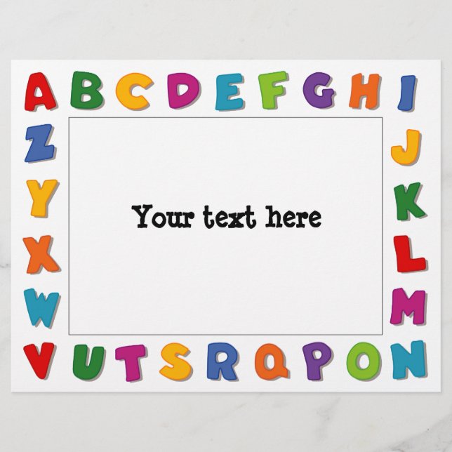 文字フレーム (正面)