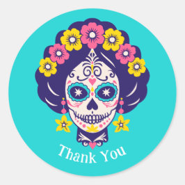 文字ブライトカスタムフローラシュガースカルガール ラウンドシール