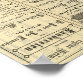 文字ページのセントルイスとサンフランシスコ鉄道 ポスター (角)