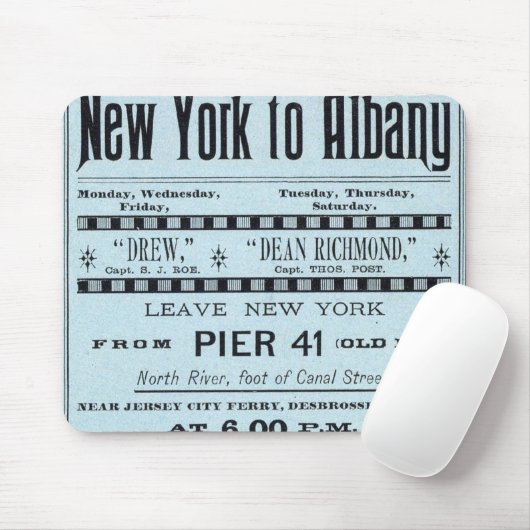 文字ページの人の行 マウスパッド (マウス)