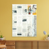 文字ページイエローストーン国立公園2 キャンバスプリント (インサイチュ (リビング))