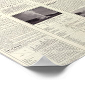 文字ページイエローストーン国立公園 ポスター (角)