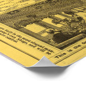 文字ページミシガンセントラル鉄道 ポスター (角)