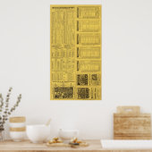 文字ページミシガンセントラル鉄道 ポスター (キッチン)