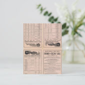 文字ページモントリオール&ボストンエアライン ポストカード (スタンド正面)