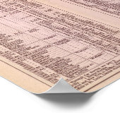 文字ペー素晴らしジWabashルート ポスター (角)