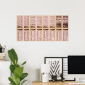 文字ペー素晴らしジWabashルート ポスター (ホームオフィス)