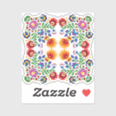 文字ポーラン素晴らしドフォークワイシナンキ シール (シート)