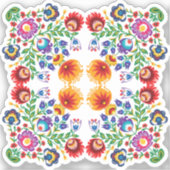 文字ポーラン素晴らしドフォークワイシナンキ シール (正面)