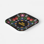 文字ポーラン素晴らしドフォークワイシナンキ ペーパープレート (傾斜あり)