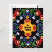 文字ポーラン素晴らしドフォークワイシナンキ ポストカード (正面/裏面)