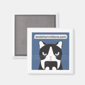 文字ミッテンス角磁石 マグネット (正面/裏面)