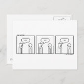 文字メッセージ ポストカード (正面/裏面)