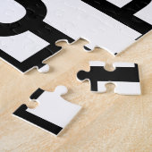 文字モダン,抽象芸術,文字の乱雑な文様 ジグソーパズル (側面)