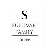 文字付きイニシャル ラバースタンプ (インプリント)