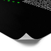 文字付きカバラの木を再見 ポスター (角)