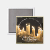 文字付きキャンドル磁石のメモリ – HAMbyWG マグネット (正面/裏面)