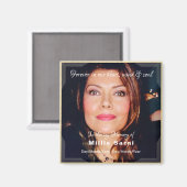 文字付きキャンドル磁石のメモリ – HAMbyWG マグネット (正面/裏面)