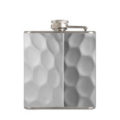 文字付きゴルフボパーソナライズされたール フラスク (裏面)