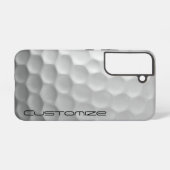 文字付きゴルフボパーソナライズされたール SAMSUNG GALAXYケース (裏面横)