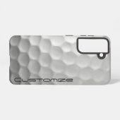 文字付きゴルフボパーソナライズされたール SAMSUNG GALAXYケース (裏面横)