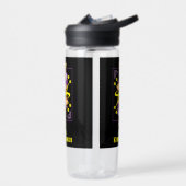 文字付き👑ディンクのキング – pickleball ウォーターボトル (左面)