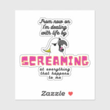 文字付き叫び声