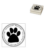 文字付き獣医学 ラバースタンプ (押印)