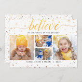 文字休日信じの一致魔法効果 シーズンカード (正面/裏面)