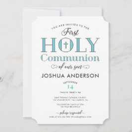 文字体裁の最初の聖餐式 招待状