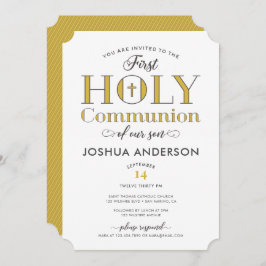 文字体裁の最初の聖餐式 招待状