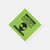 文字体裁レトロハロウィーン スタンダードカクテルナプキン (角)