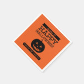 文字体裁レトロハロウィーン スタンダードカクテルナプキン (角)