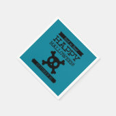 文字体裁レトロハロウィーン スタンダードカクテルナプキン (角)