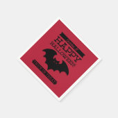 文字体裁レトロハロウィーン スタンダードカクテルナプキン (角)