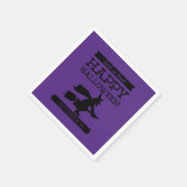 文字体裁レトロハロウィーン スタンダードカクテルナプキン (角)